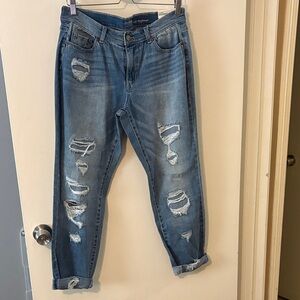 New York & Company Light Blue Boyfriend Jeans